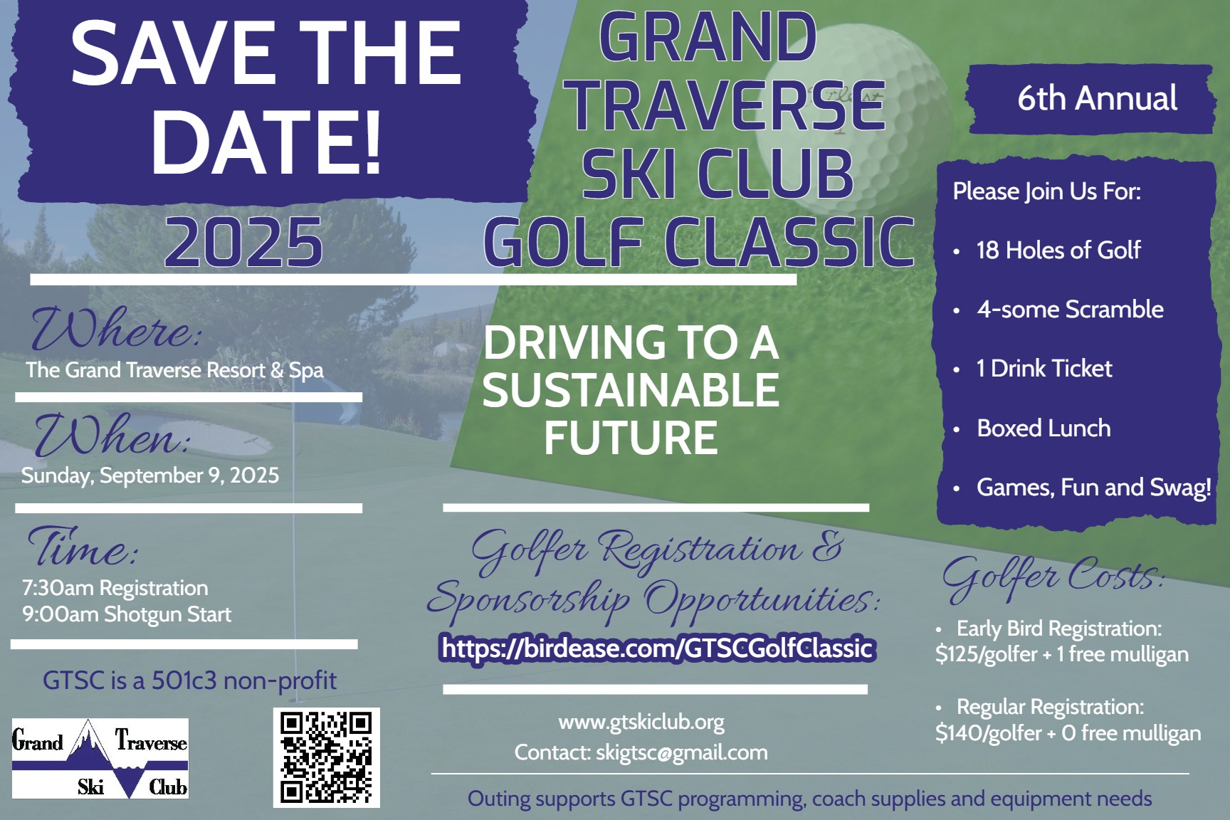 2025 GTSC Golf Outing_SaveTheDate