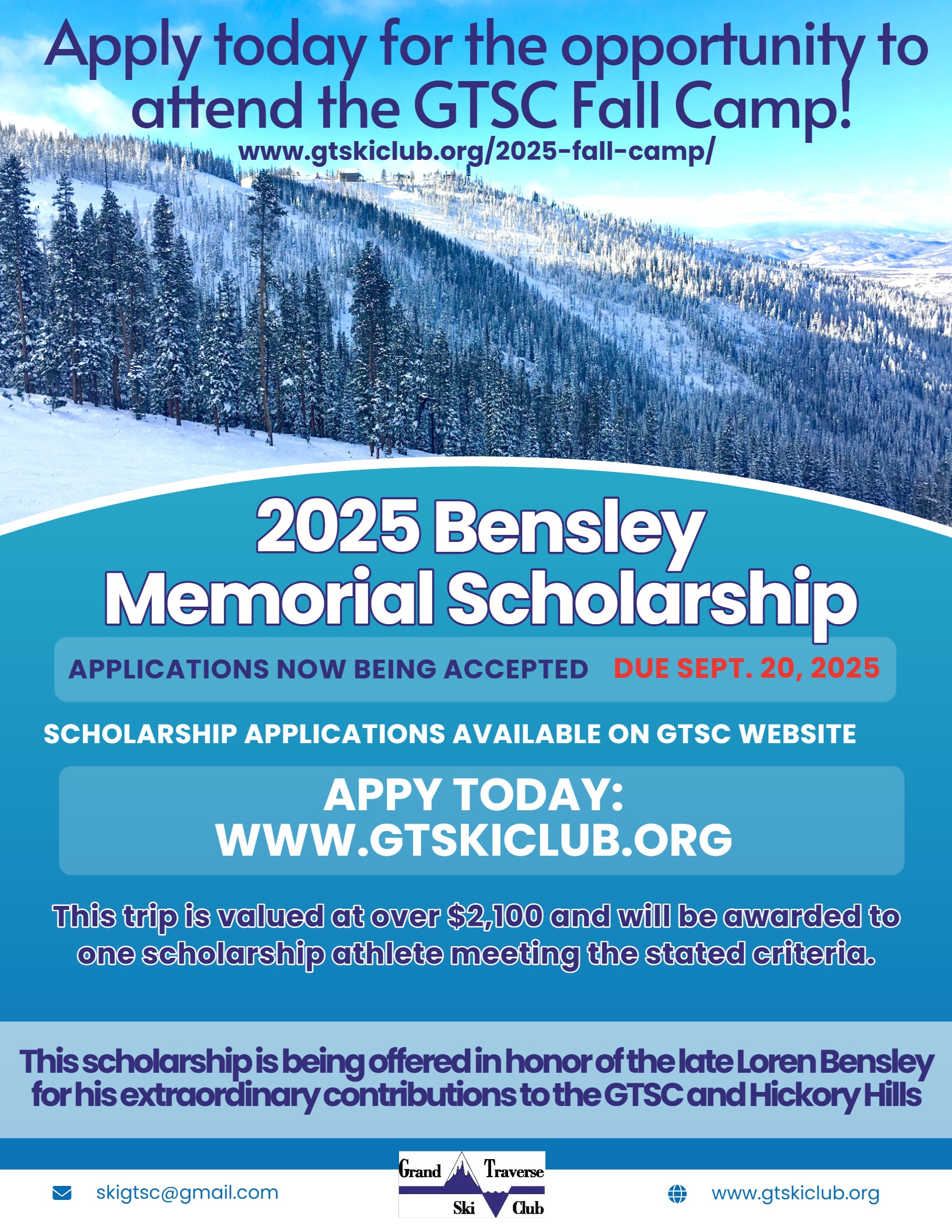 2025 Bensley Memorial Scholarship_ext